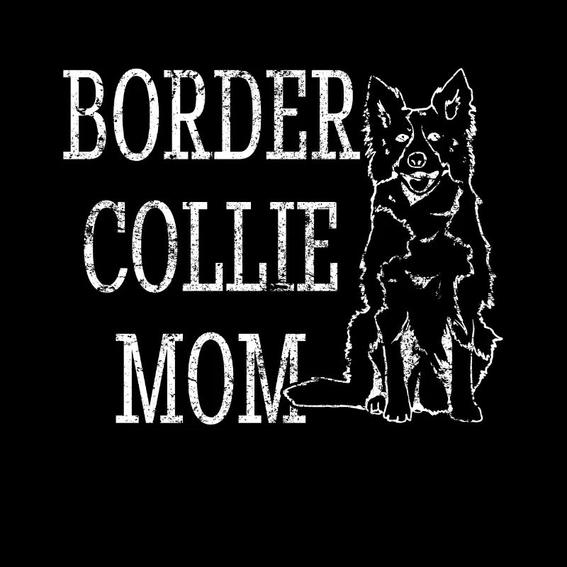 Conception unique de border collie pour