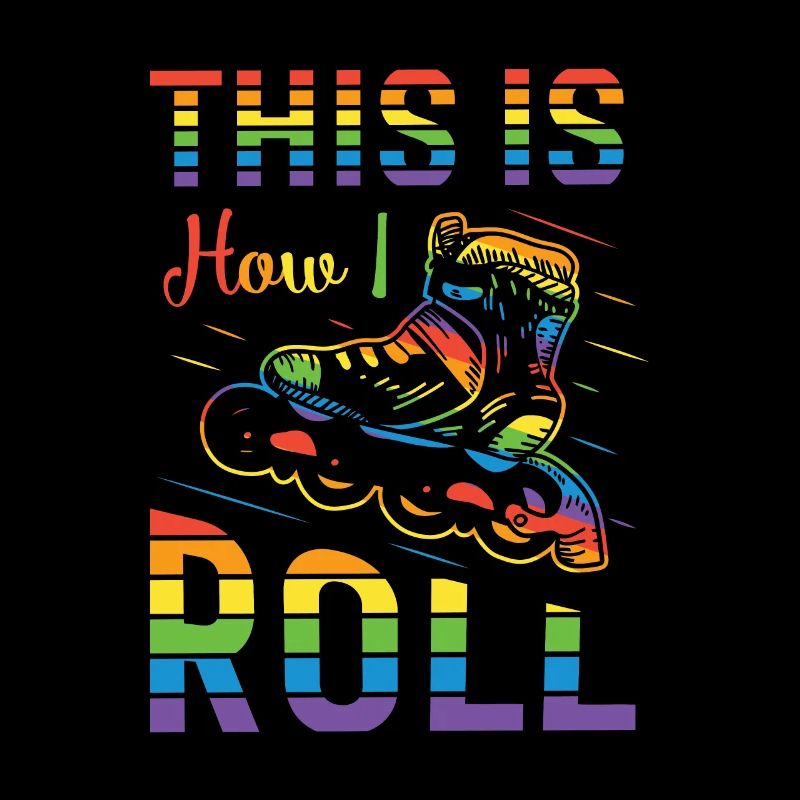 Rollerblading Retro Roller Skate