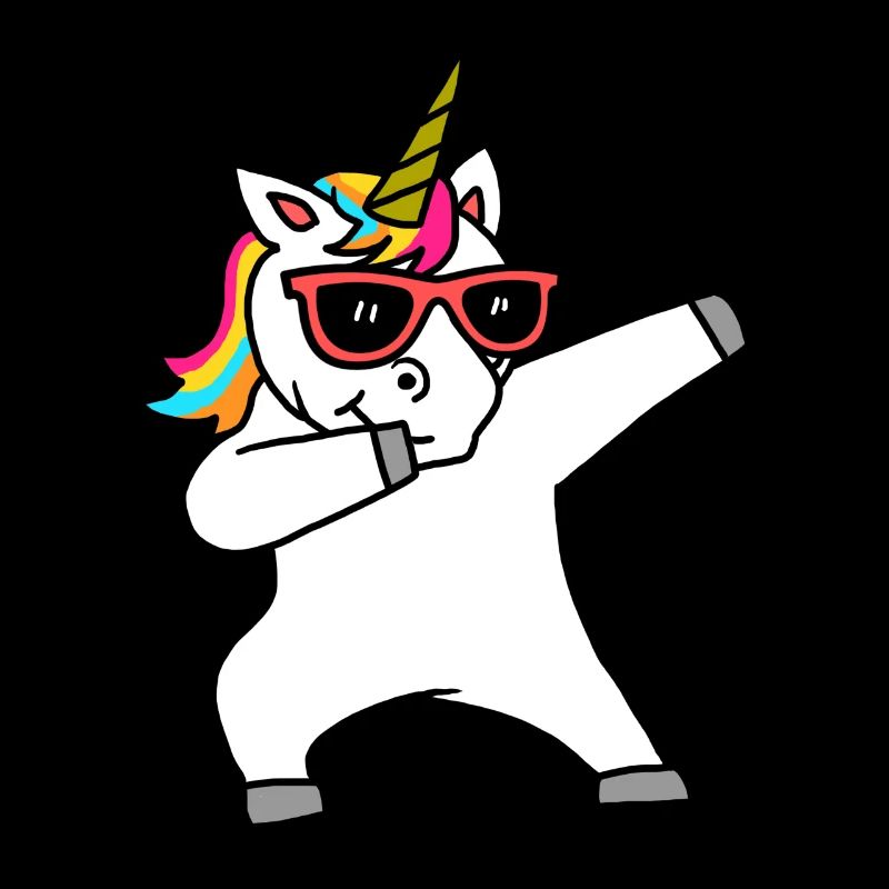 Dabbing Einhorn Süß