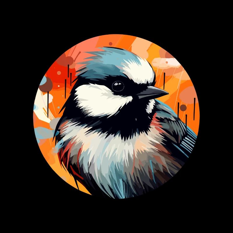 Chickadee bird