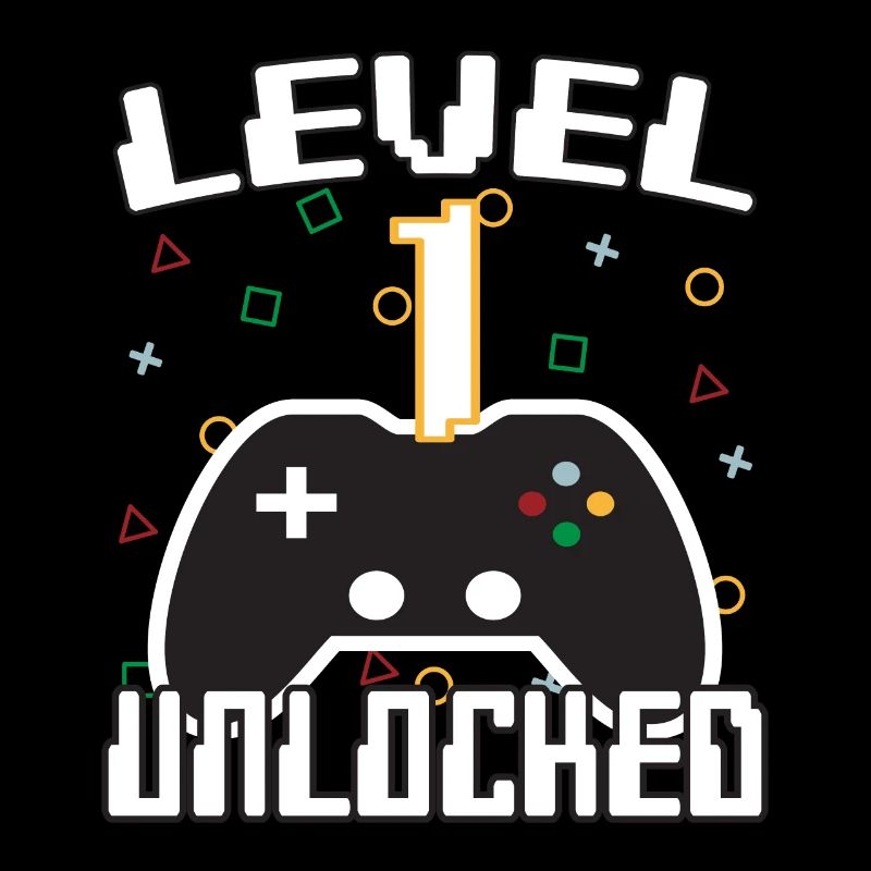 Level 1 unlocked Gamer Gift Idea