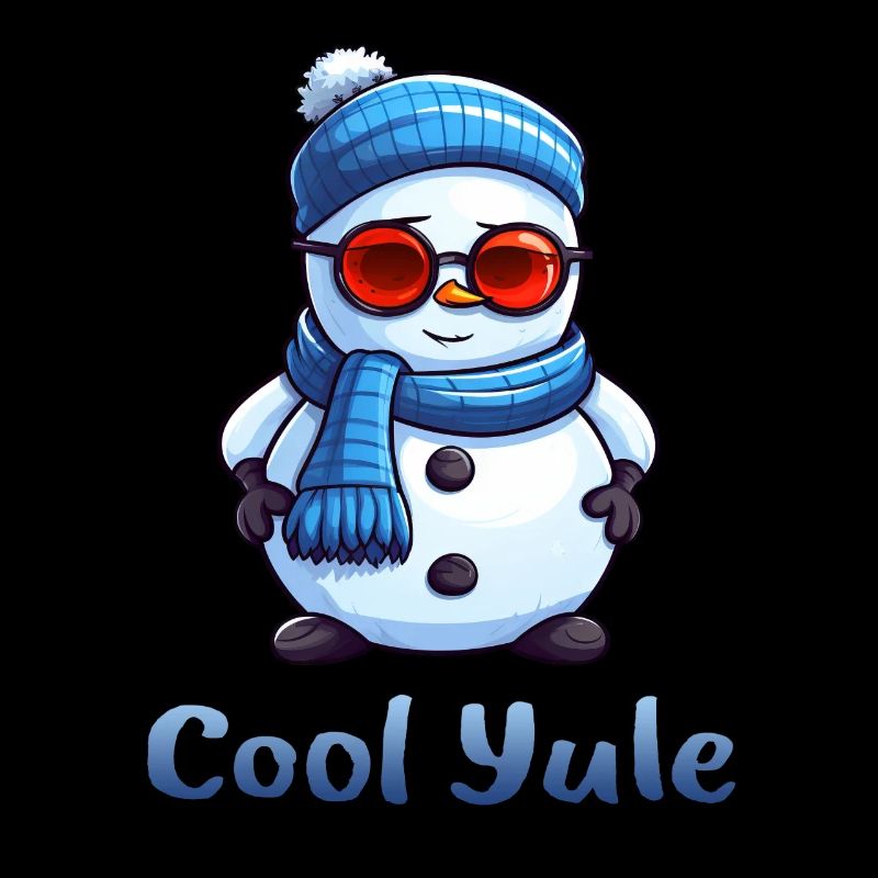 Cool Yule Snowman Winterproof Design
