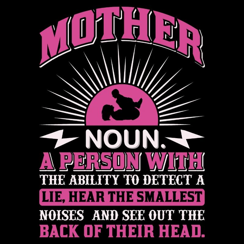 Mutter-Substantiv-Definition Lustiges Mutter-Power-Shirt