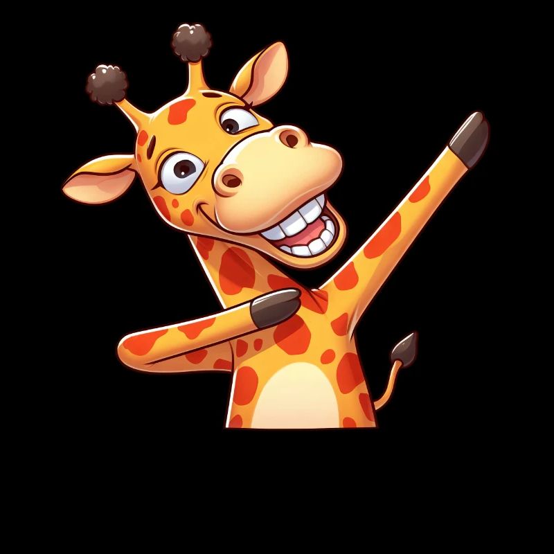Coole Giraffe Dabbing Dab Tanz