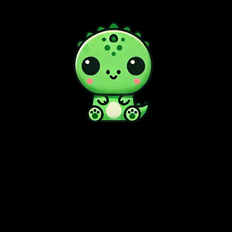 Mignon Chibi T-Rex Dino Dessin animé