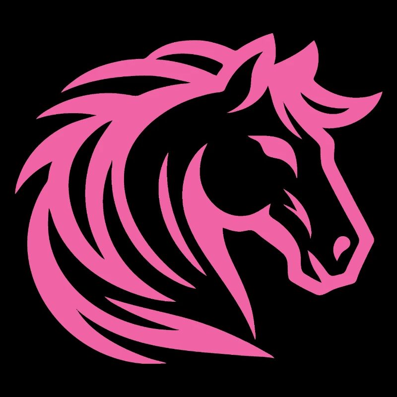 Design cheval rose pour l’équitation