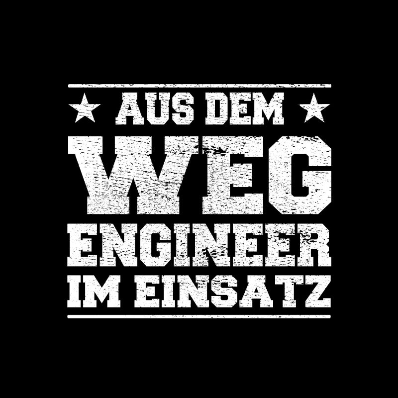 Aus dem Weg Engineer im Einsatz Design