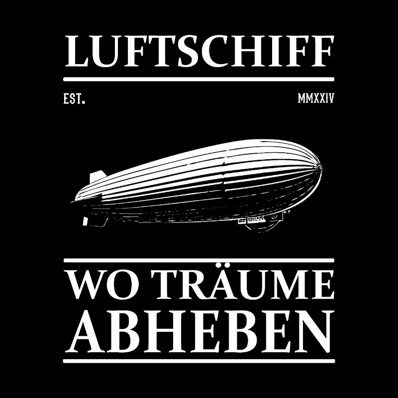 Zeppelin Luftschiffe Design, wo Träume Abheben