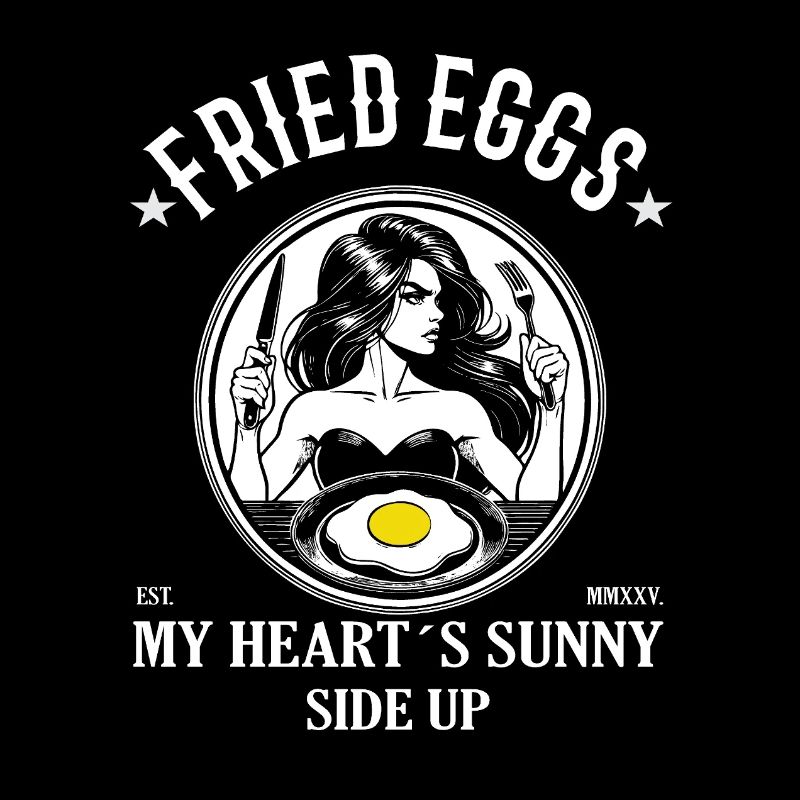 Fried Egg – My Heart's Sunny Side Up Design