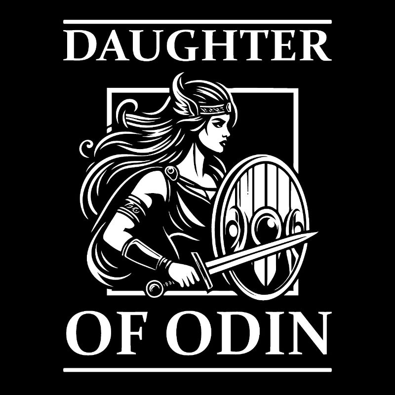 Viking Shield Maiden Design – Strong & Bold