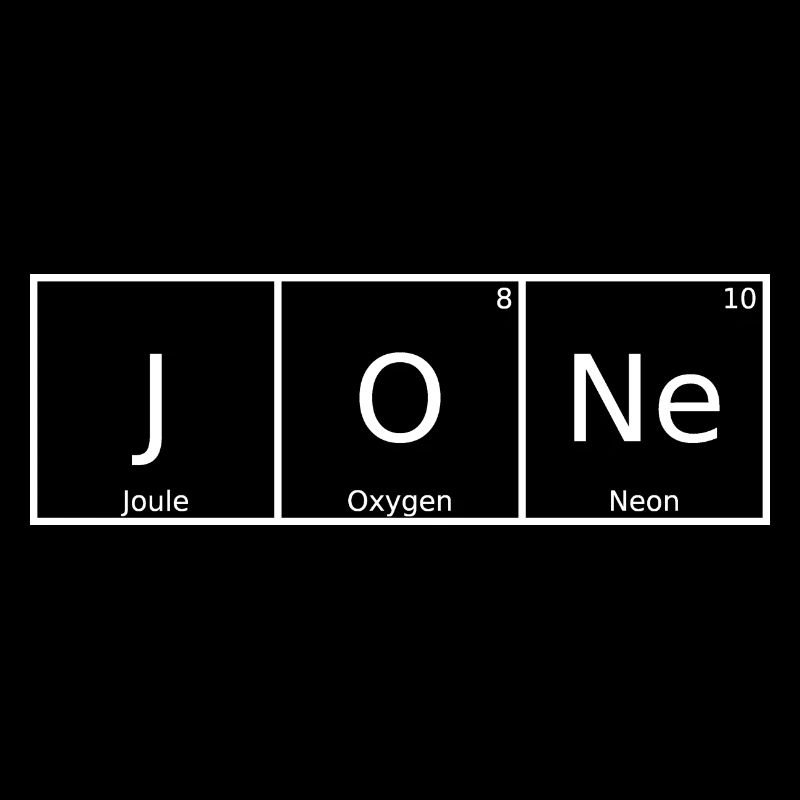 Jone Surname First Name Chemistry Periodic Table Elements