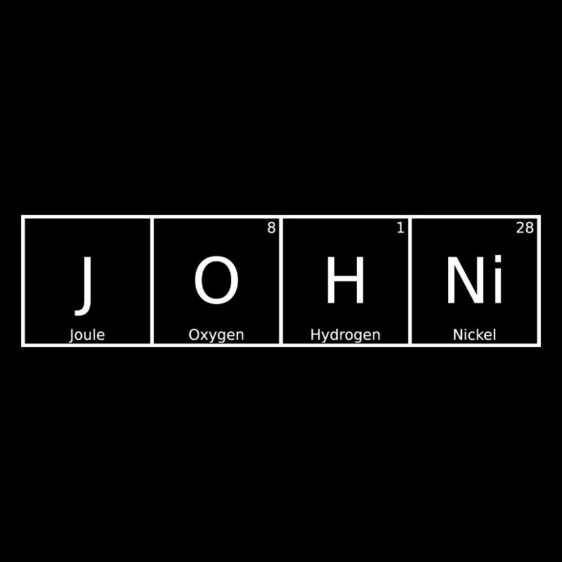 Johni Nom Prénom Chimie Éléments du tableau périodique