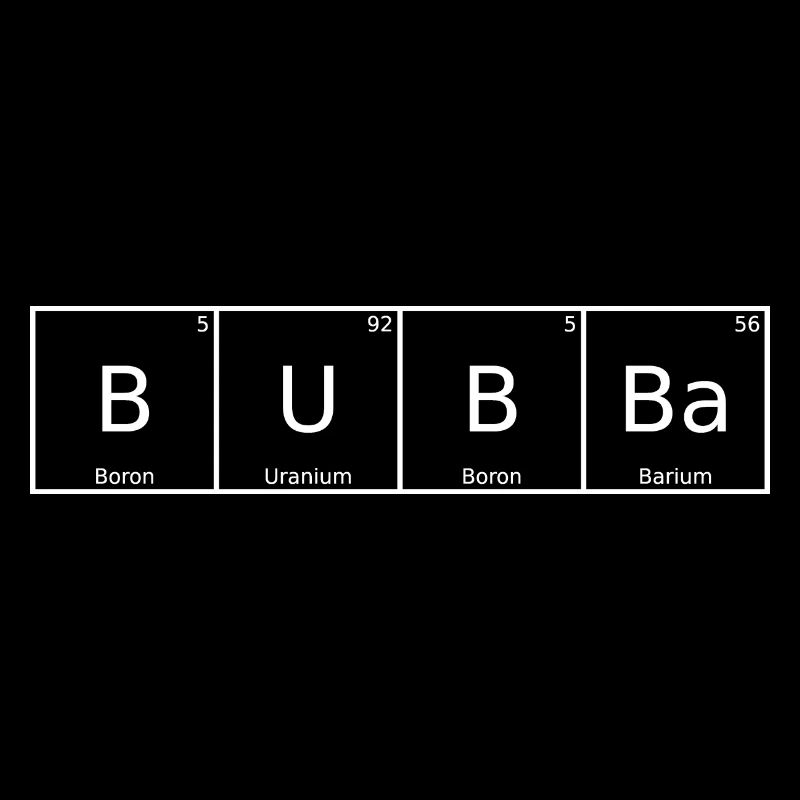 Bubba Nom Prénom Chimie Éléments du tableau périodique