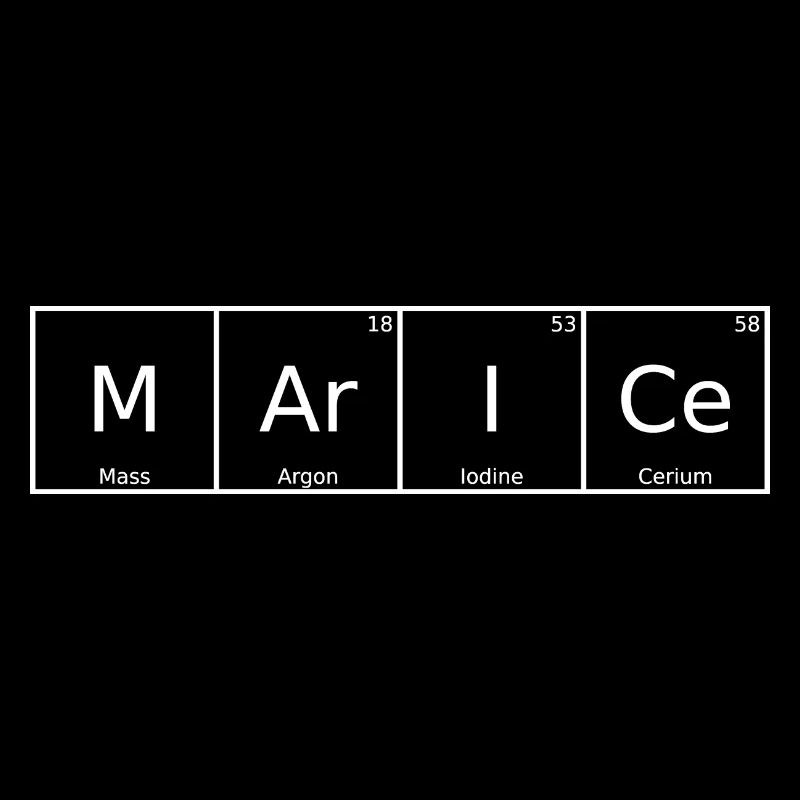 Marice Name First Name Chemistry Periodic Table Elements