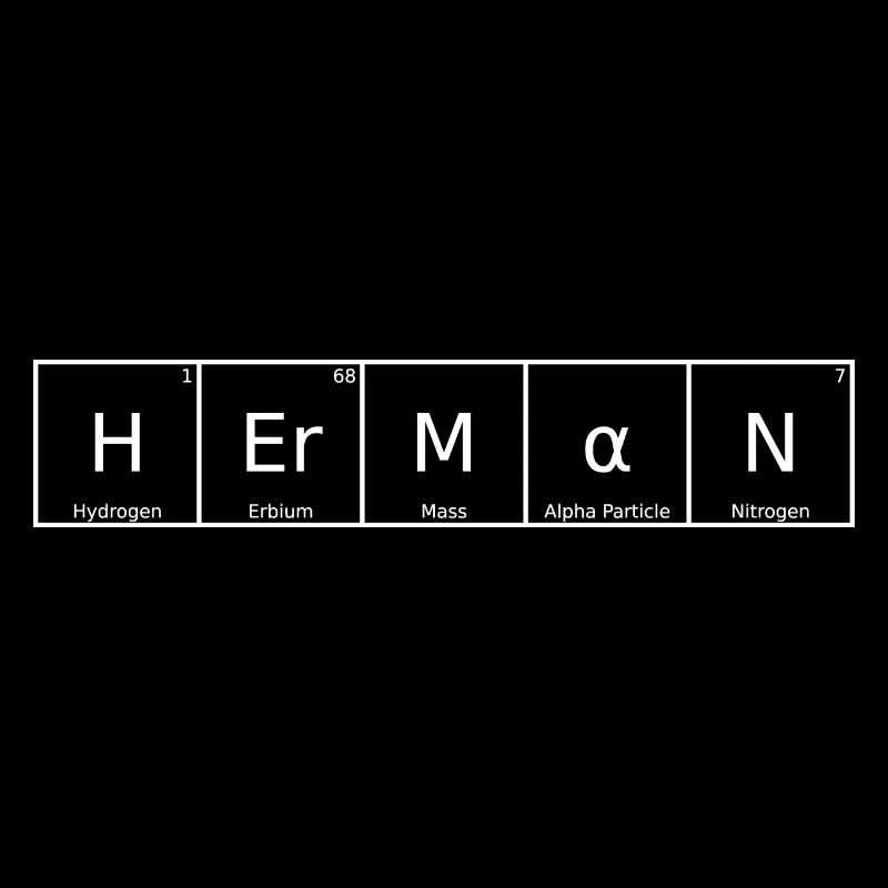 Herman Nom Prénom Chimie Tableau périodique Eléments