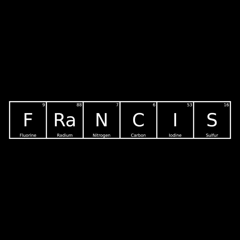 Francis Name First Name Chemistry Periodic Table Element