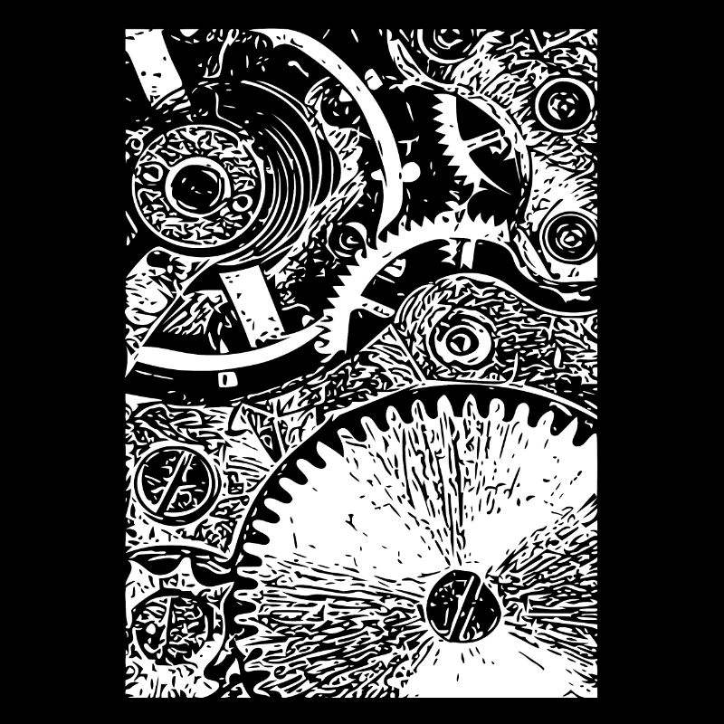 Zahnrad Clockwork Muster