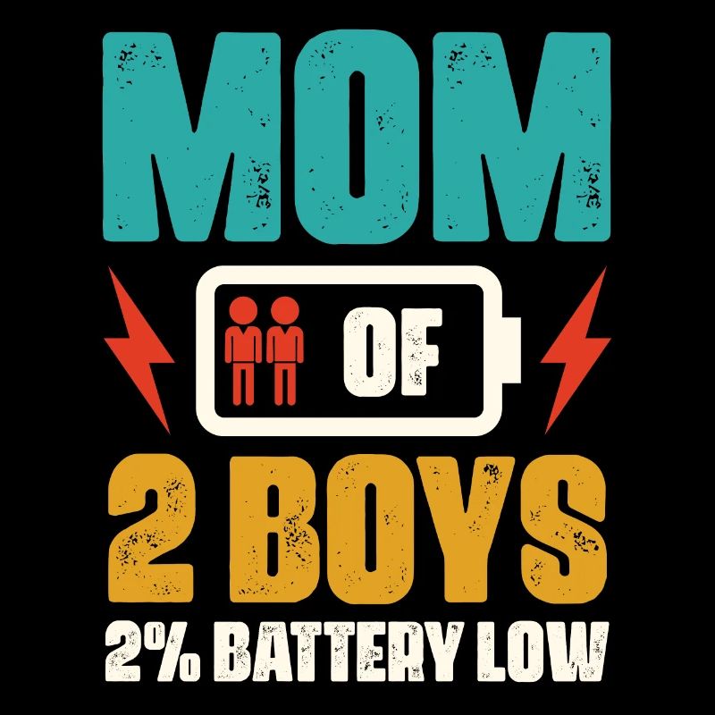 Mama Von Zwei Jungs Mutter Muttertag