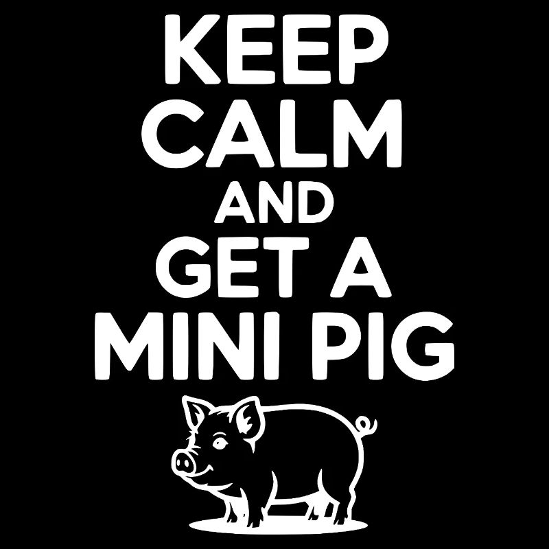 Reste calme et un cochon