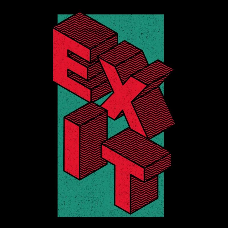 Exit - take the exit - in red