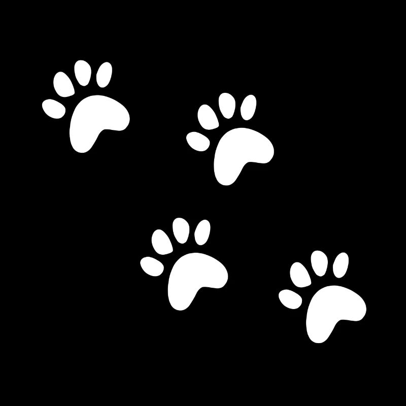 Mignon chat/chiens traces