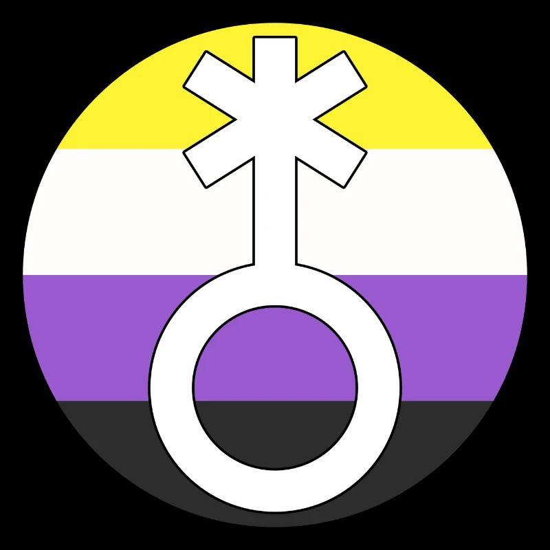 Symbol Nonbinary Non-Binary Nonbinary Gender