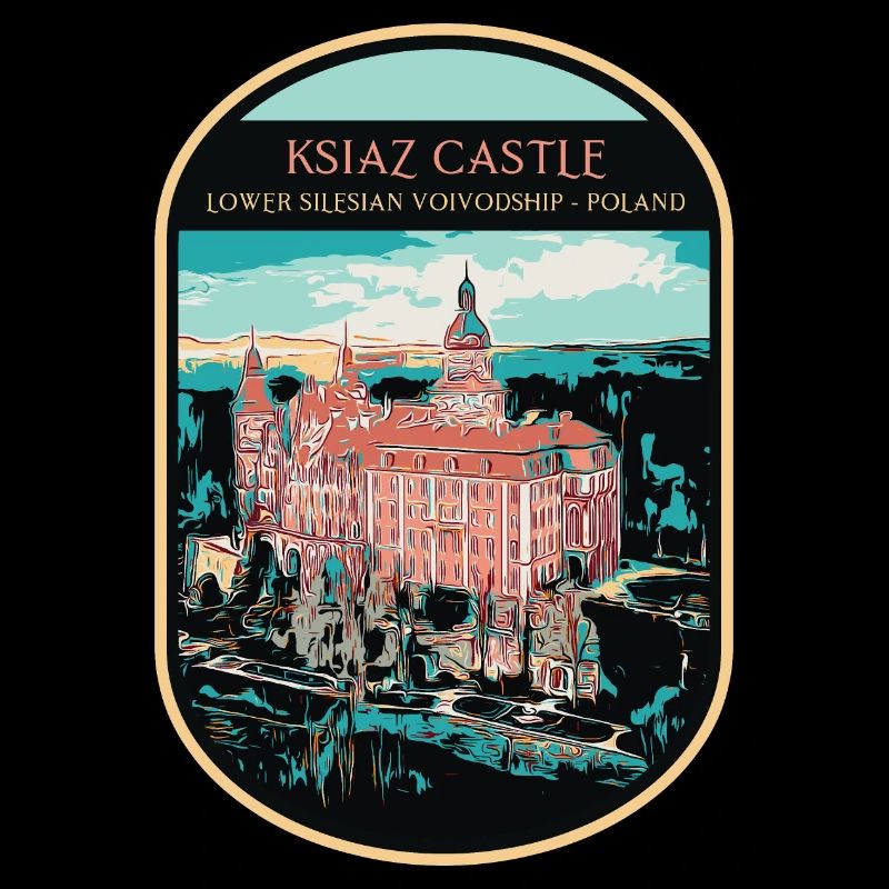Illustration du château Ksiaz, Basse-Silésie
