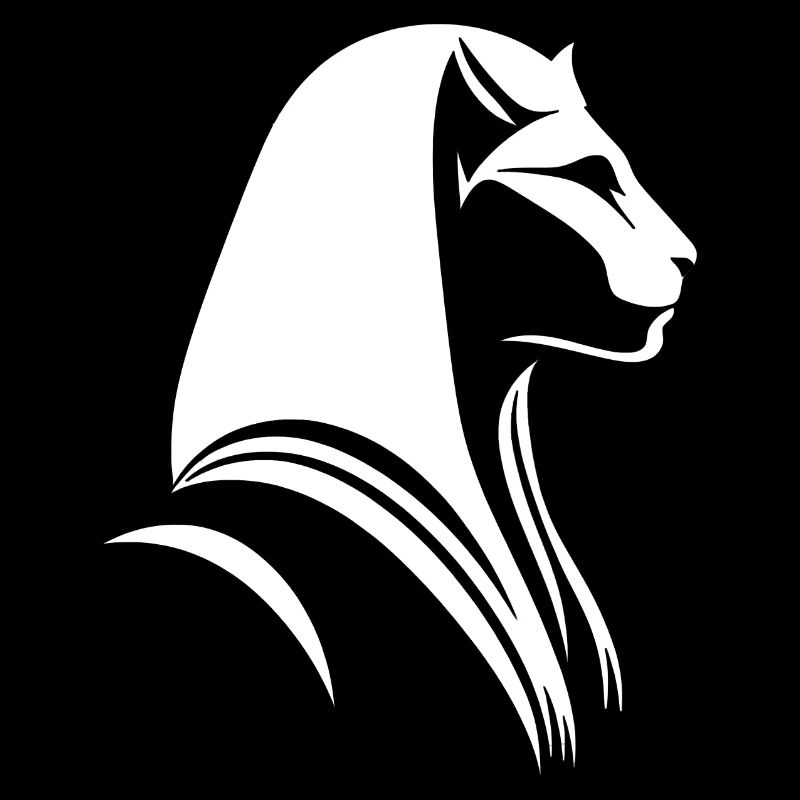 Chat Egypte Pharaon Silhouette