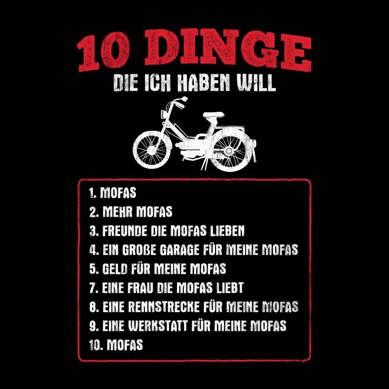 Mofa Moped Geschenk