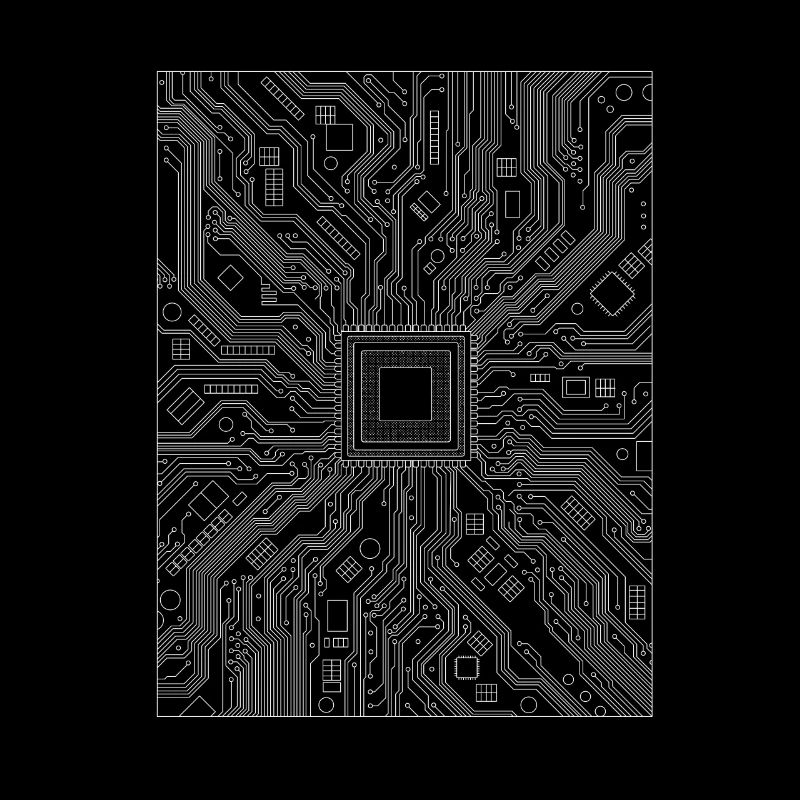 Circuit from the computer - board