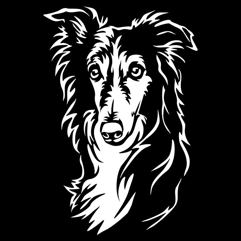 Silken Windhound Head "Black Edition"