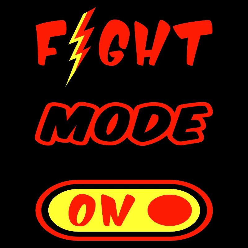MODE COMBAT ACTIVÉ - Puissance du combattant Courage Porte-bonheur