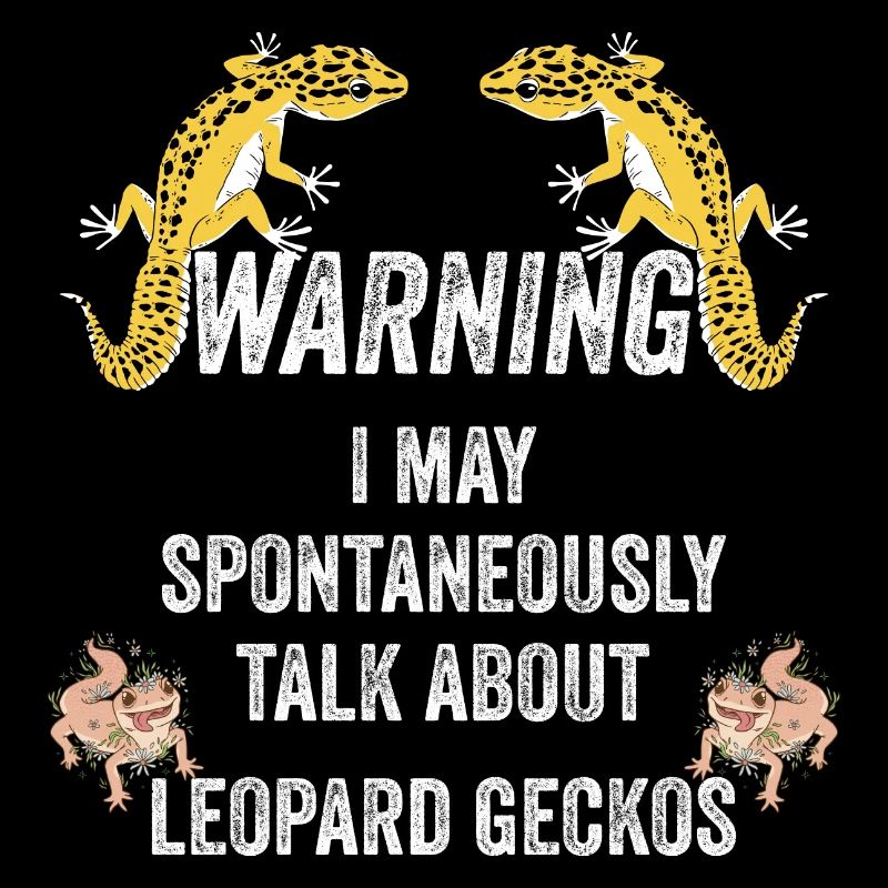 Warning can spontaneously talk about leopard gecko