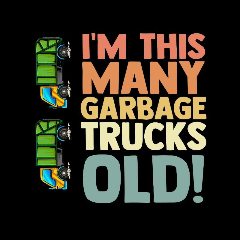 Garbage Truck Garbage Man 4e anniversaire Recyclage des ordures