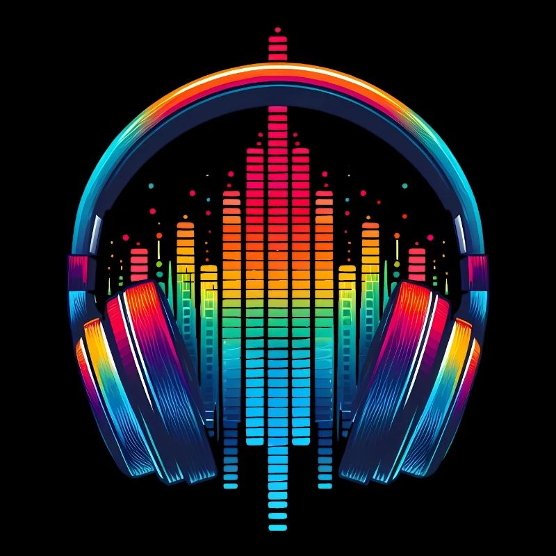 Lebendiger Klang Kopfhörer Regenbogen