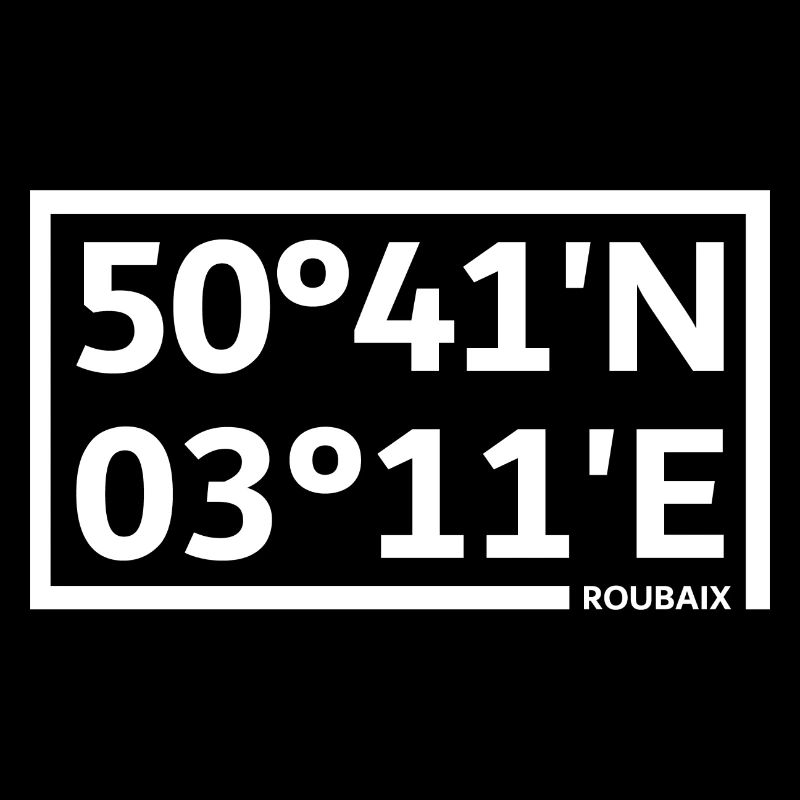Coordonnées de Roubaix