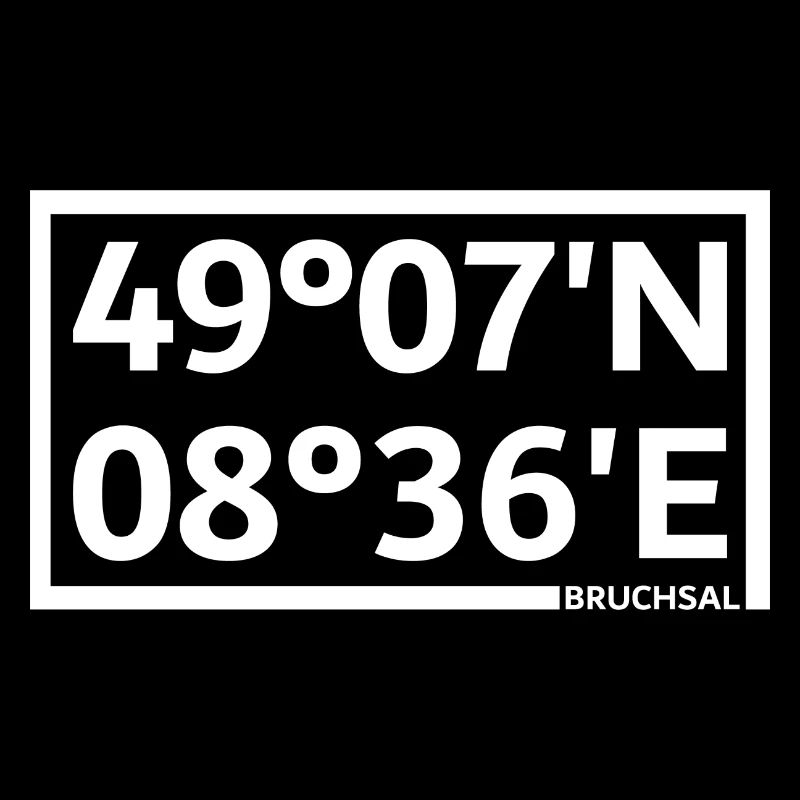 Coordonnées de Bruchsal