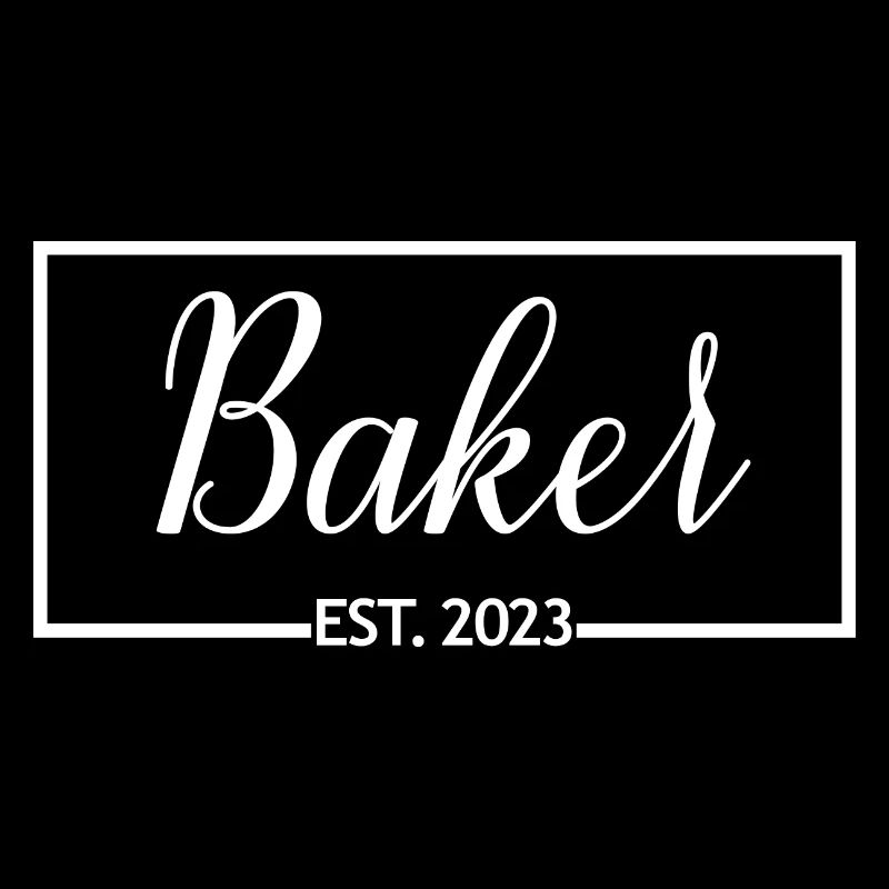 Baker Est. 2023 Backen Gebäck Future Baker Geschenk