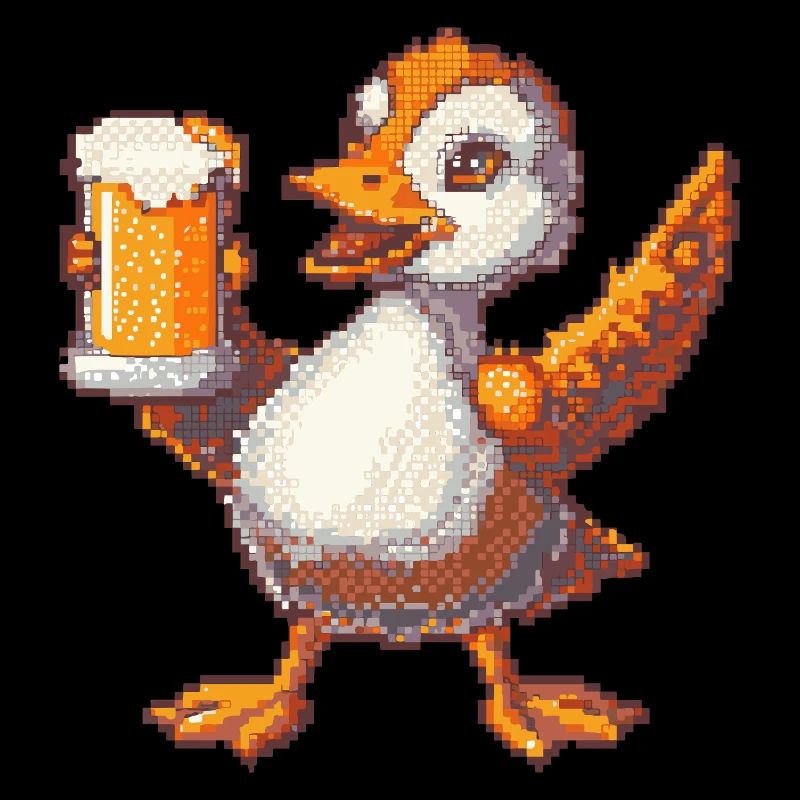 Bière Goose Pixel