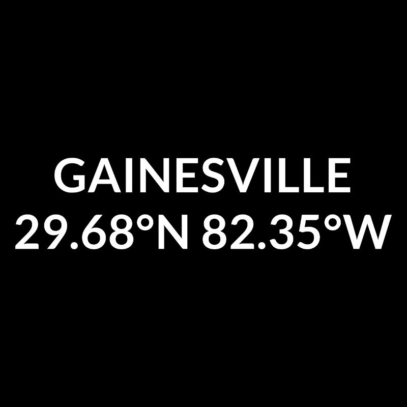 Gainesville, Florida, United States Coordinates