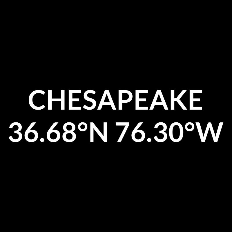 Chesapeake, Virginia, USA Coordinates