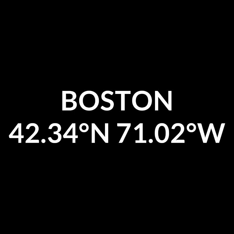 Coordonnées Boston, Massachusetts, États-Unis