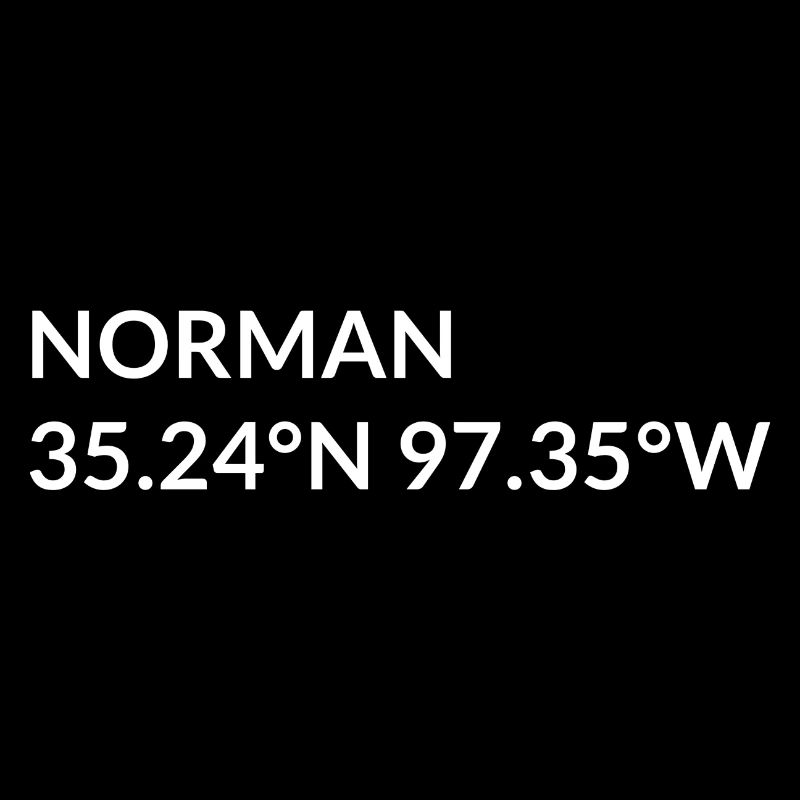 Norman, Oklahoma, USA Coordinates