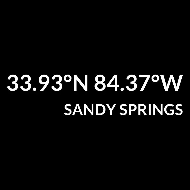 Sandy Springs, Georgia, USA Coordinates
