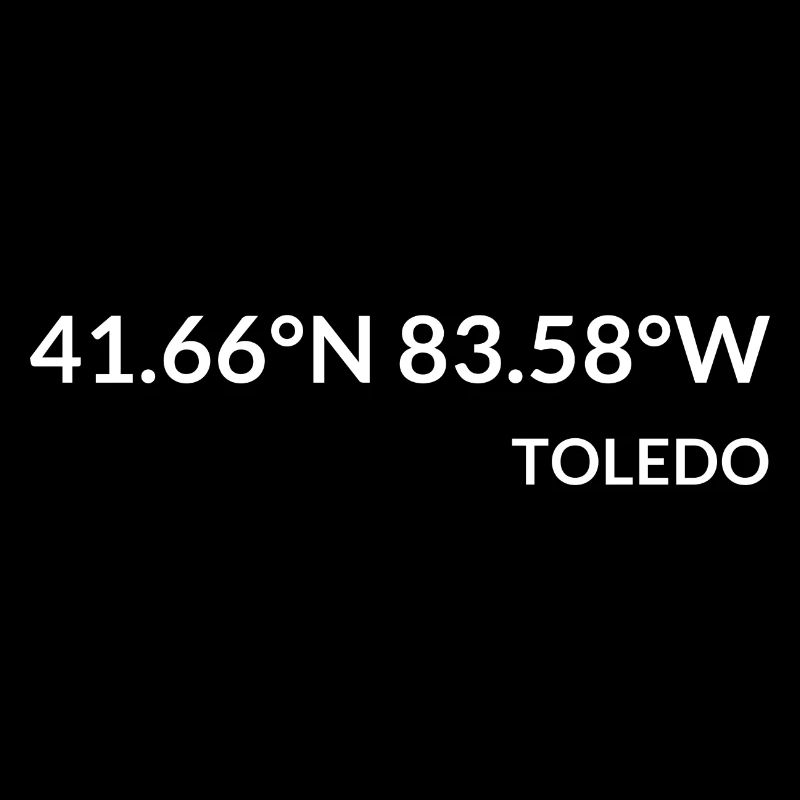 Coordonnées de Toledo, Ohio, États-Unis