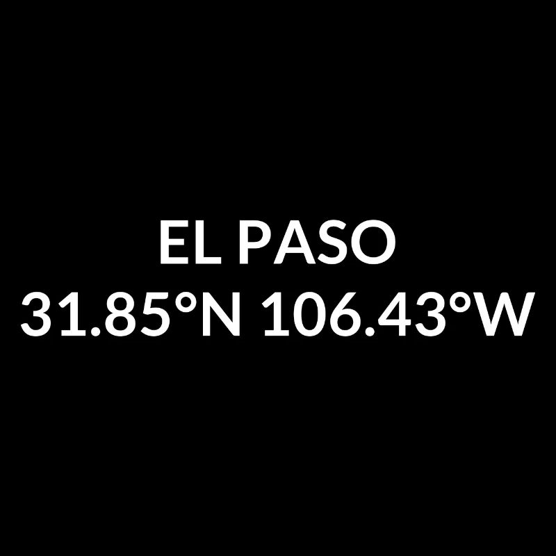 Coordonnées El Paso, Texas, États-Unis