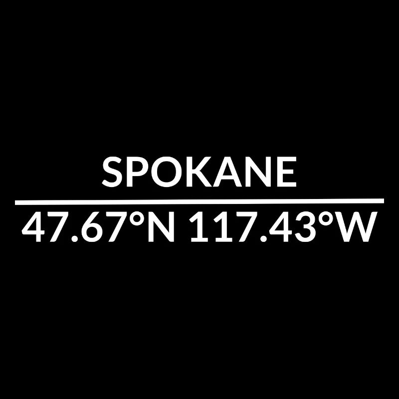 Coordonnées de Spokane, Washington, États-Unis
