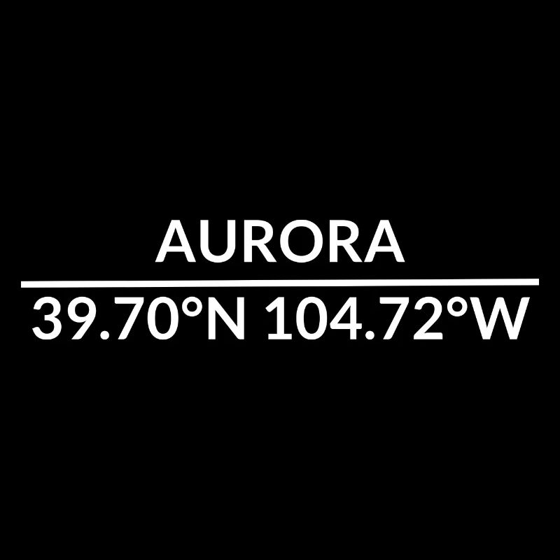 Aurora Colorado USA Coordinates