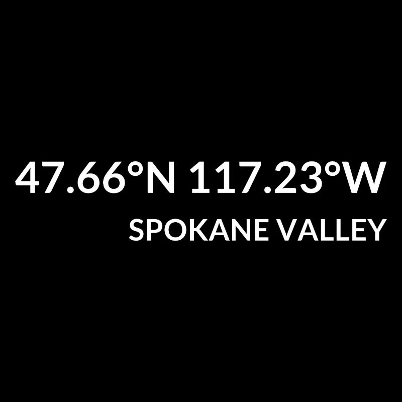 Coordonnées de Spokane Valley, Washington, États-Unis