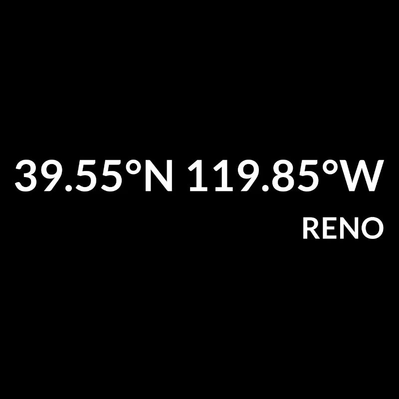 Reno, Nevada, USA Coordinates